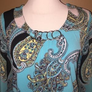 Alfani Paisley Blouse 🌸